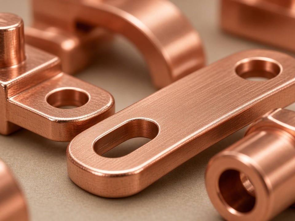Electrolytic Copper C110 Machining for EV Battery Busbars and Power Distribution