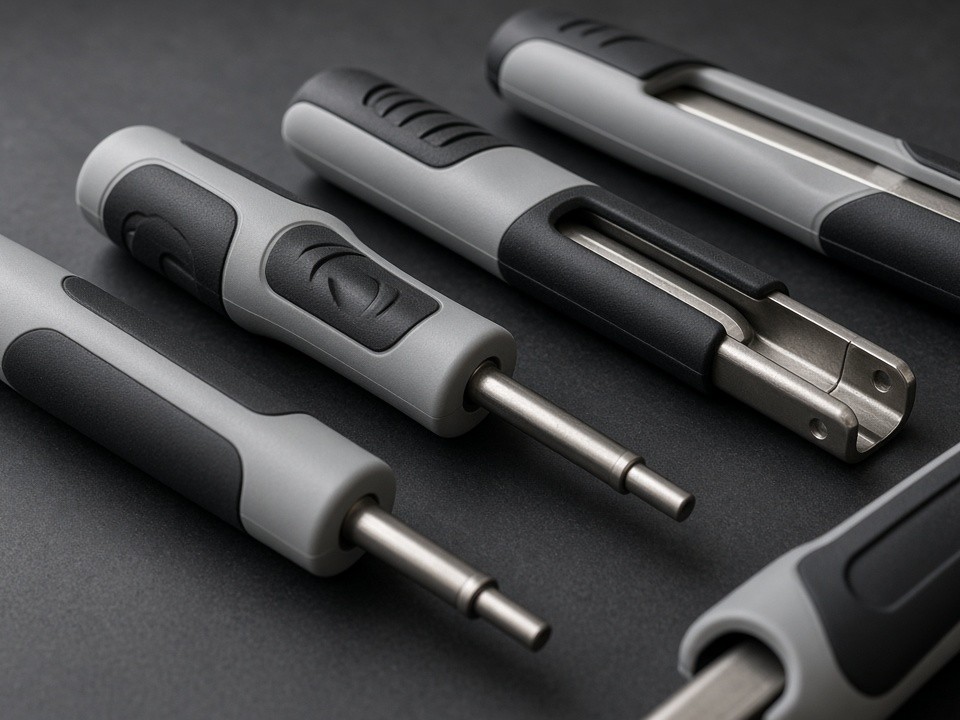 Sobremoldeo de Componentes for Precision Tool Handles and Medical Devices